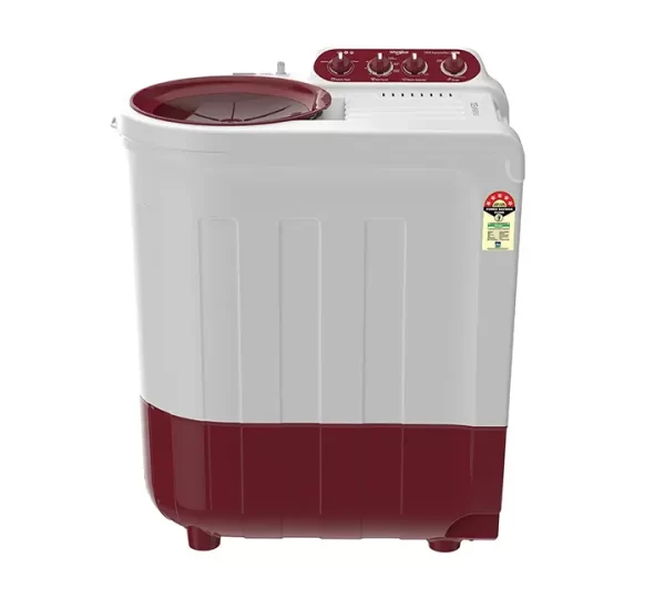 Whirlpool 7 kg Semi-Automatic Top Loading Washing Machine (Ace 7.0 Supreme Plus, Coral Red)