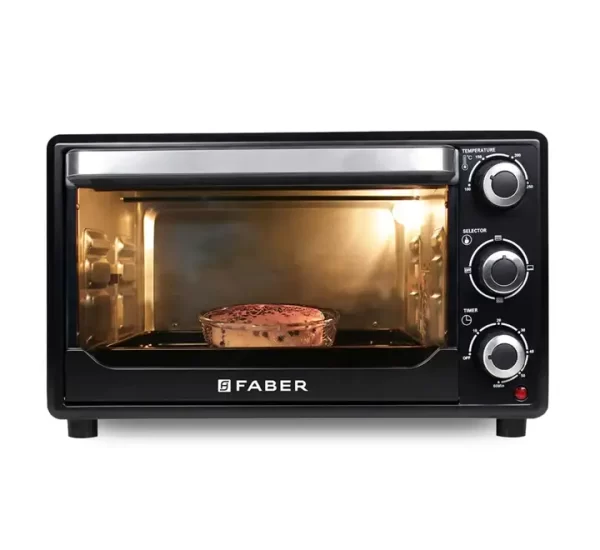 Faber FOTG BK 24 Liter Oven Toaster Grill,Black, 24 liter (131.0628.552)