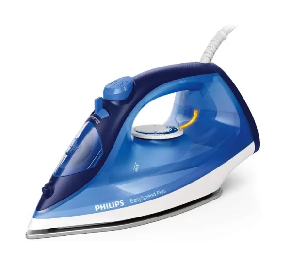 Philips Steam Iron GC2145/20 – 2200-watt, From Worlds No.1 Ironing Brand*, Scratch resistant ceramic soleplate, Steam Rate of up to 30 g/min, 110 g steam