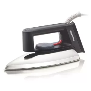 Philips Dry Iron HD1134/28 with 750 Watts Power, linished Soleplate and Temperature Ready Light