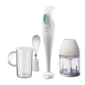 PHILIPS HR1351/C Hand Blender with Chopping Attachment, 250W (White)