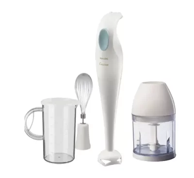 PHILIPS HR1351/C Hand Blender with Chopping Attachment, 250W (White)