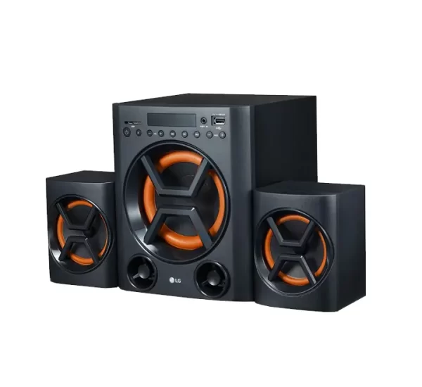 LG LK72BE Powerful Sound 40W, 2.1 Ch with Deep Bass, Bluetooth, Portable In, Optical, USB, SD Card and FM Radio