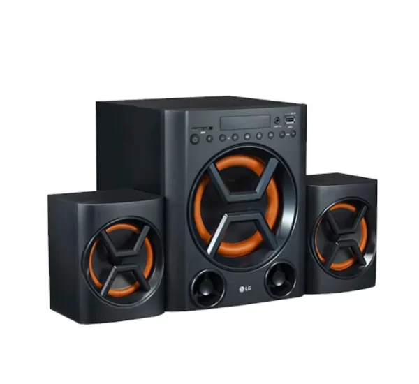 LG LK72BE Powerful Sound 40W, 2.1 Ch with Deep Bass, Bluetooth, Portable In, Optical, USB, SD Card and FM Radio