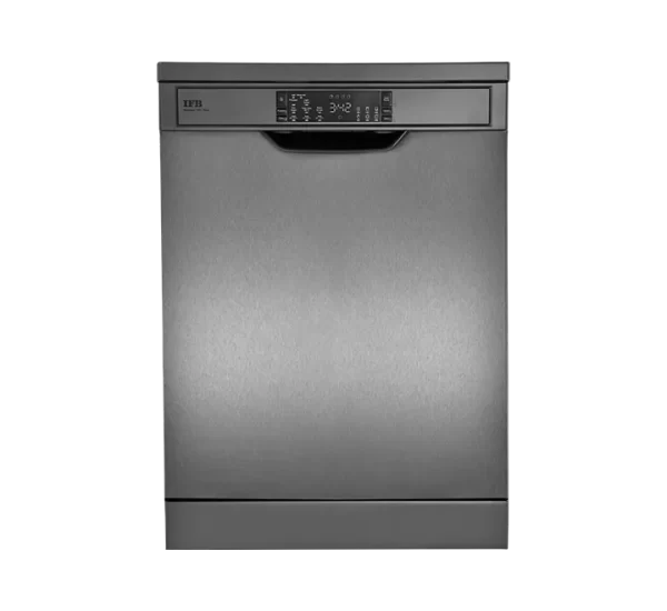 IFB 15 Place Settings Hot Water wash Free Standing Dishwasher (Neptune VX1 Plus, Inox Grey, In Built Heater with Hygienic Steam Drying, Perfect for Indian Utensils)