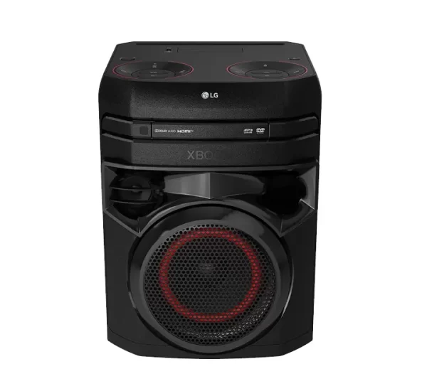 LG ON2D Powerful Sound, with Dolby Audio, For Karaoke - 2MIC, Karaoke Playback, Echo, For Playback - DVD, CD, USB, FM, Aux, Bluetooth, HDMI Out, Bass Blast+ EQ, Photo Frame, Resolution enhancement