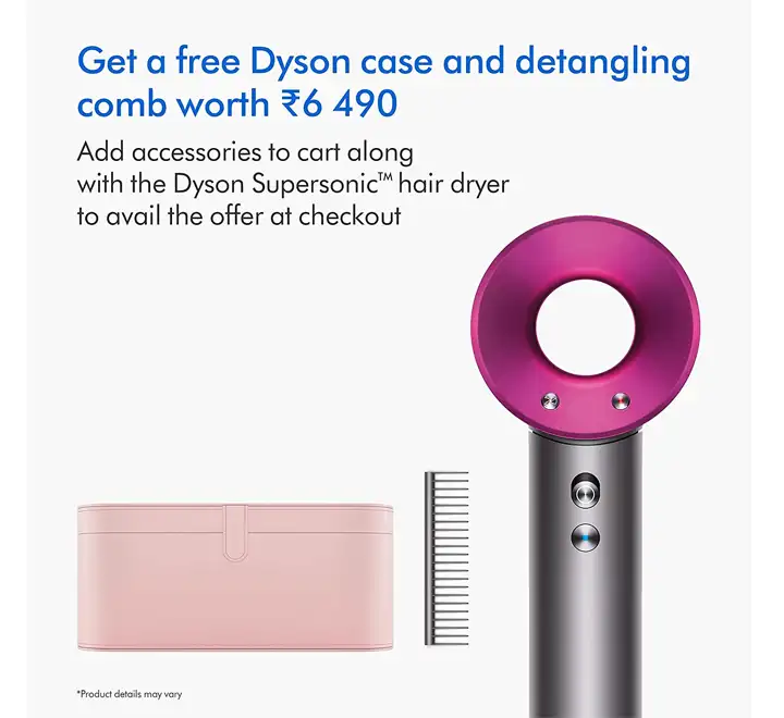 Dyson Supersonic 3 Setting Hair Dryer (Air Multiplier Technology, 348087-01, Fuchsia/Iron)