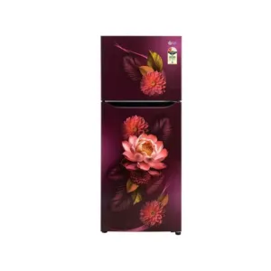 LG Frost Free Refrigerator 240 Liters Red Waterlily (GL-S292SRWY)