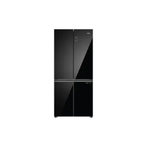 Haier Side-by-Side Refrigerator 520 Liters Black Glass (HRB-600KGU1-P)