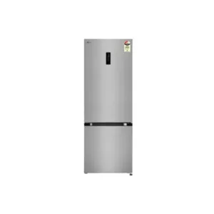 LG Bottom Freezer Refrigerator 340 Liters Shiny Silver (GL-B382DPZX)