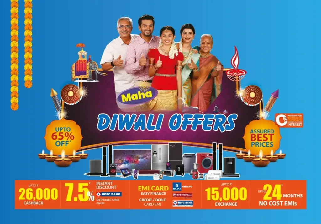 Diwali Offers on Electronics & Home Appliances – Unilet Stores Bangalore & across Karnataka. Shop now!